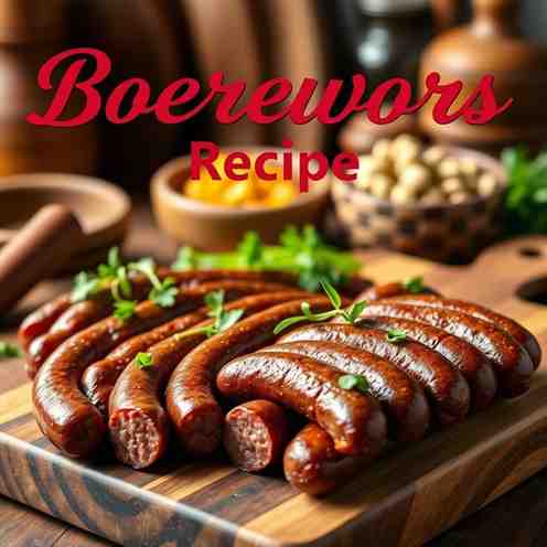 Boerewors Recipe - African Sausage Guide